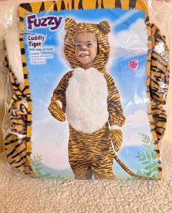 Costume “Fuzzy Cuddly Tiger” One Size Fits 3T-4T
