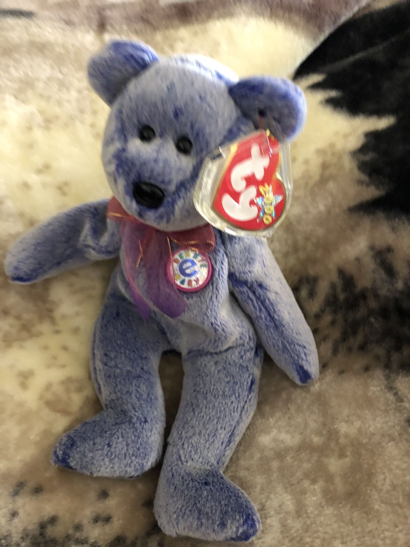 Periwinkle beanie baby