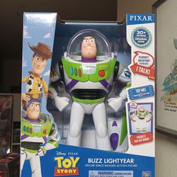 🛰🚀🛸 Buzz Lightyear, Deluxe Space Ranger Action Figure (w/5 Free Items).