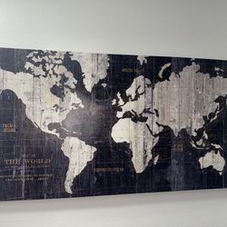World Map Painting 