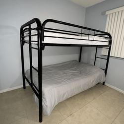 Twin Bunkbed + Mattresses