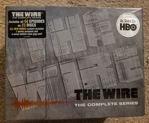 NEW The Wire DVD Complete Series, Heavy-Duty Box Version