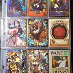 One Piece Anime CCG Rare Collectable Cards