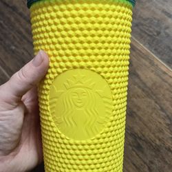 Starbucks Studded Pineapple Tumbler
