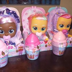 Crybabies Dolls $20 Each Set New In Box 