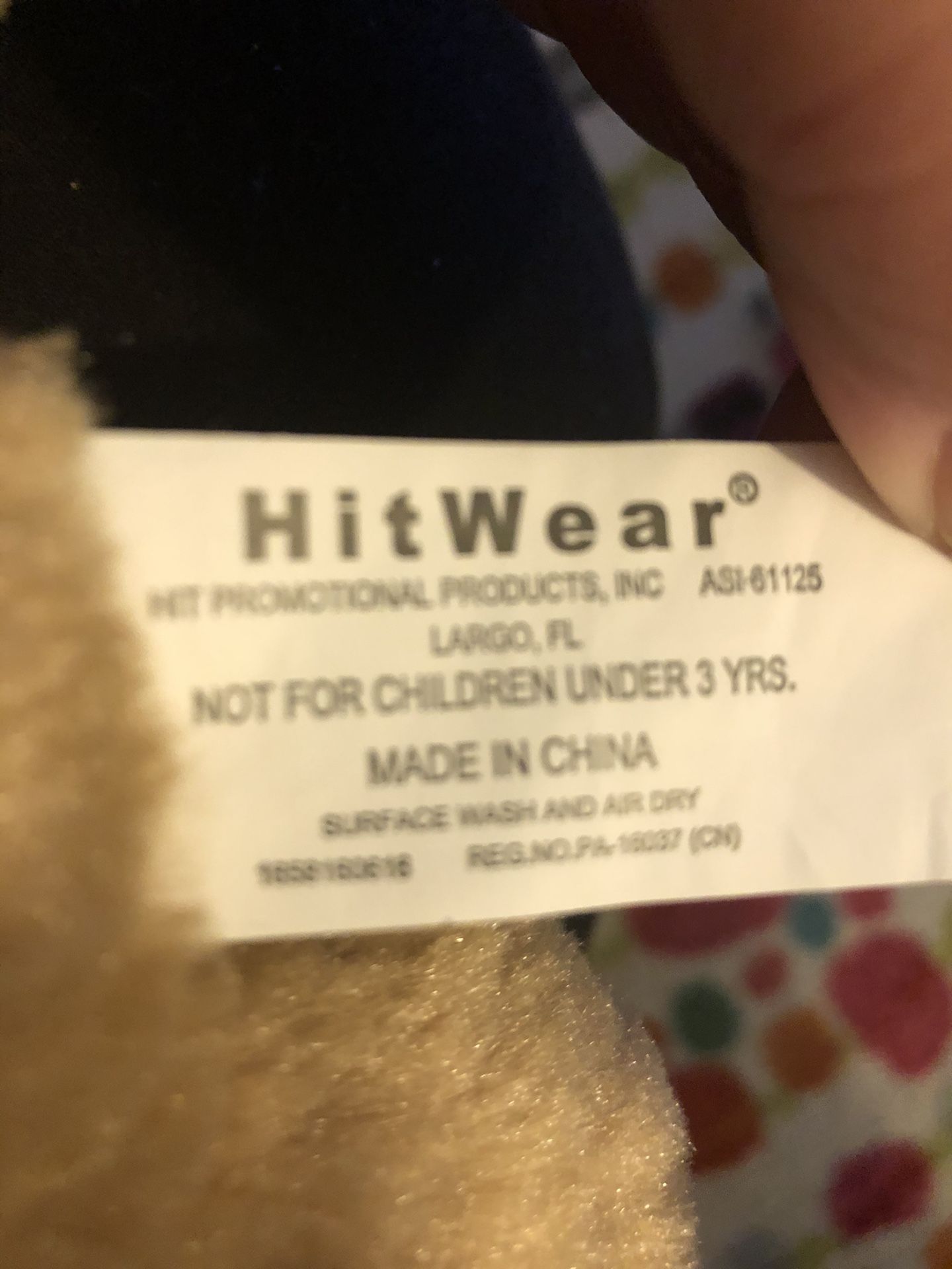 Hitwear teddybear excellent condition