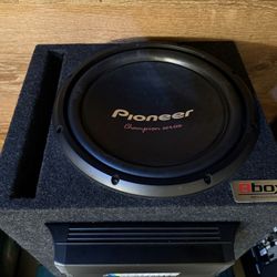 12 In Champion Series Pioneer 12 In Sub With amp