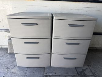 Plastic Organizing Drawers 