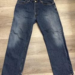 Levi's 559 Relaxed Straight Jeans Men's 38x32 - 100% Cotton Blue Denim