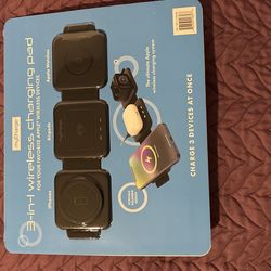 Mycharge 3-in-1 Wireless Charging Pad(charger)