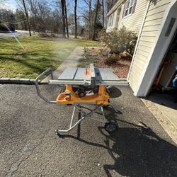 Rigid 10” Table saw 