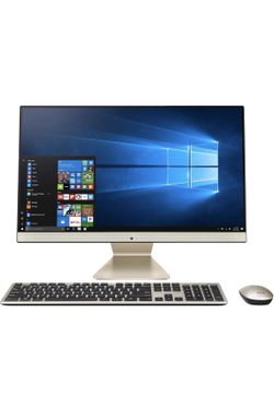 ASUS AiO All-in-One Desktop PC, 23.8” FHD Anti-glare Display, Intel Pentium Gold 7505 Processor, 8GB DDR4 RAM, 256GB PCIe SSD, Windows 10 Home, Kensin