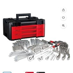 Craftsman 262-Piece Mechanic Tool Set with 3-Drawer VERSASTACK Box, SAE and Metric Socket Set, Car and Motorcycle Tool Kit with Combination Wrenches