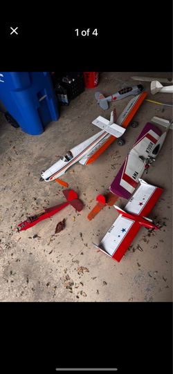 Vintage RC Model Airplane Collection - Gas Powered & Scale Replicas