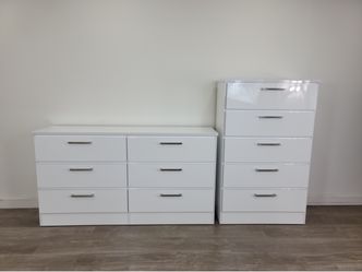 Glossy Dresser and Chest - Comoda y Gavetero Glossy