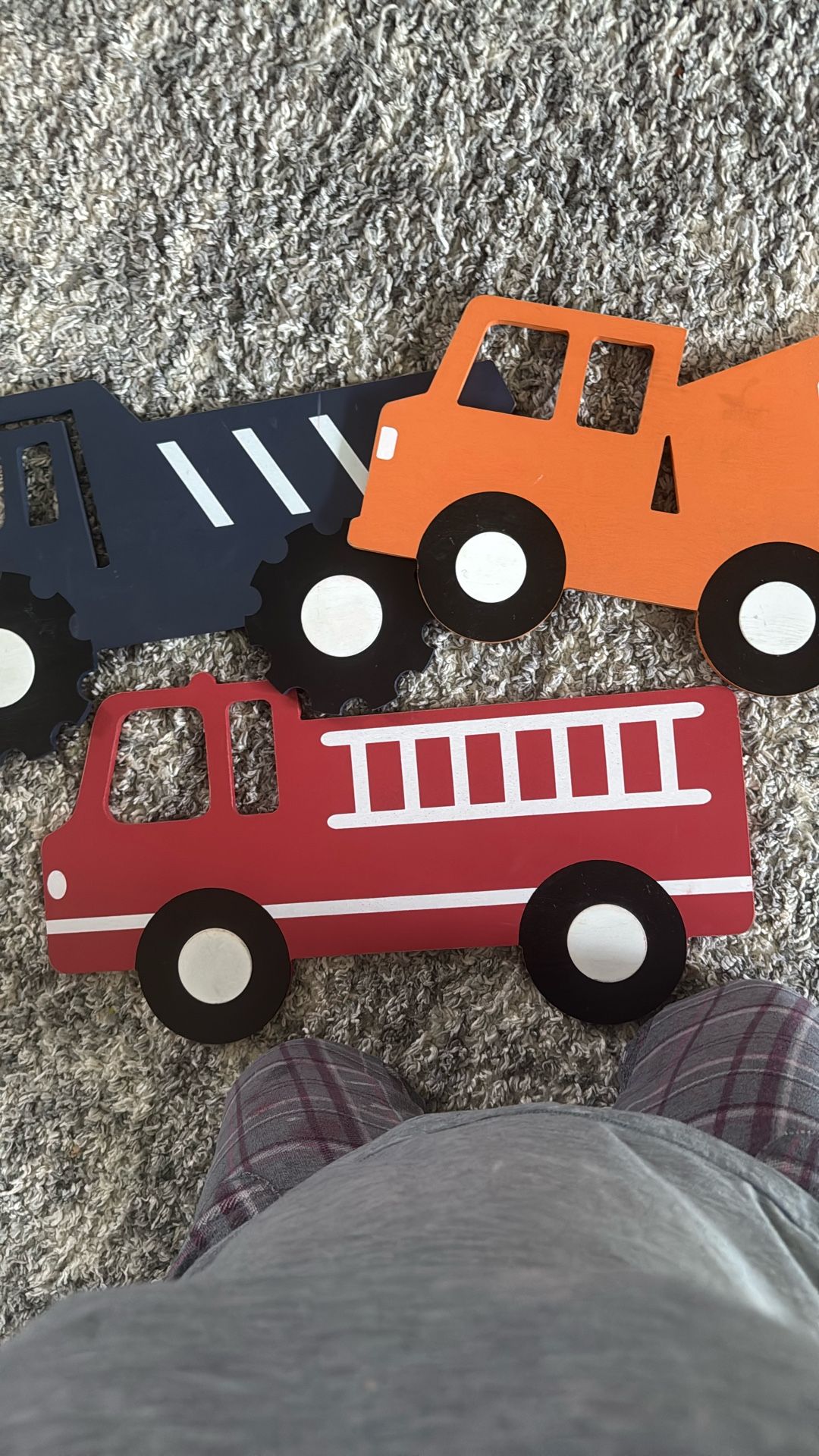 3 Wall Trucks Decor