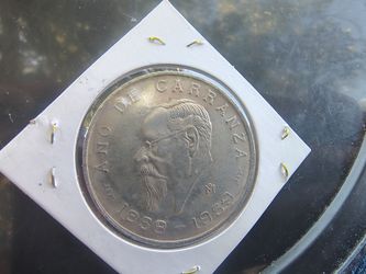 Cinco pesos  1959 Año de Carranza 1(contact info removed)