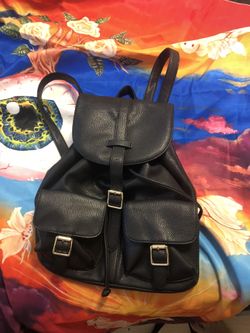 Faux leather bag
