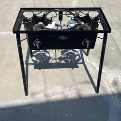 $99 Portable Heavy Duty 2 Burner Stove. Legs Can Be Disconnected. (Yea Still Available)