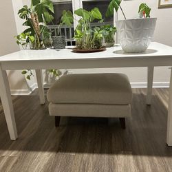 White Dining Table 