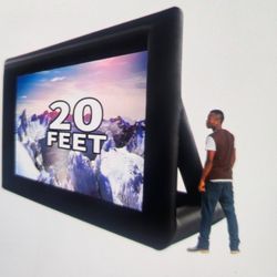 20 feet Inflatable Portable Projector Movie Screen