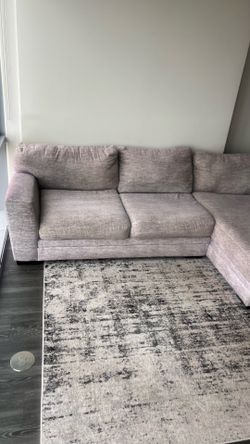 Ultra‑Soft Gray Sectional Sofa – Clean & Comfortable