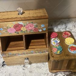 Tea Box Pioneer Woman Spice The Pioneer Woman Acacia Wood Coffee