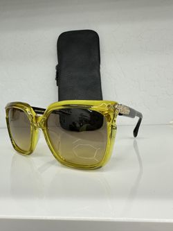 Chrome Hearts Oversized Smakerass Sunglasses Marble/Yellown