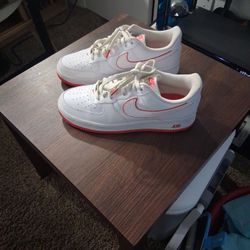 Nike AF1 - Orange And White. Size 12