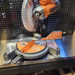 RIDGID 10" DOBLE BABEL MITER SAW NEW  NO BLADE 