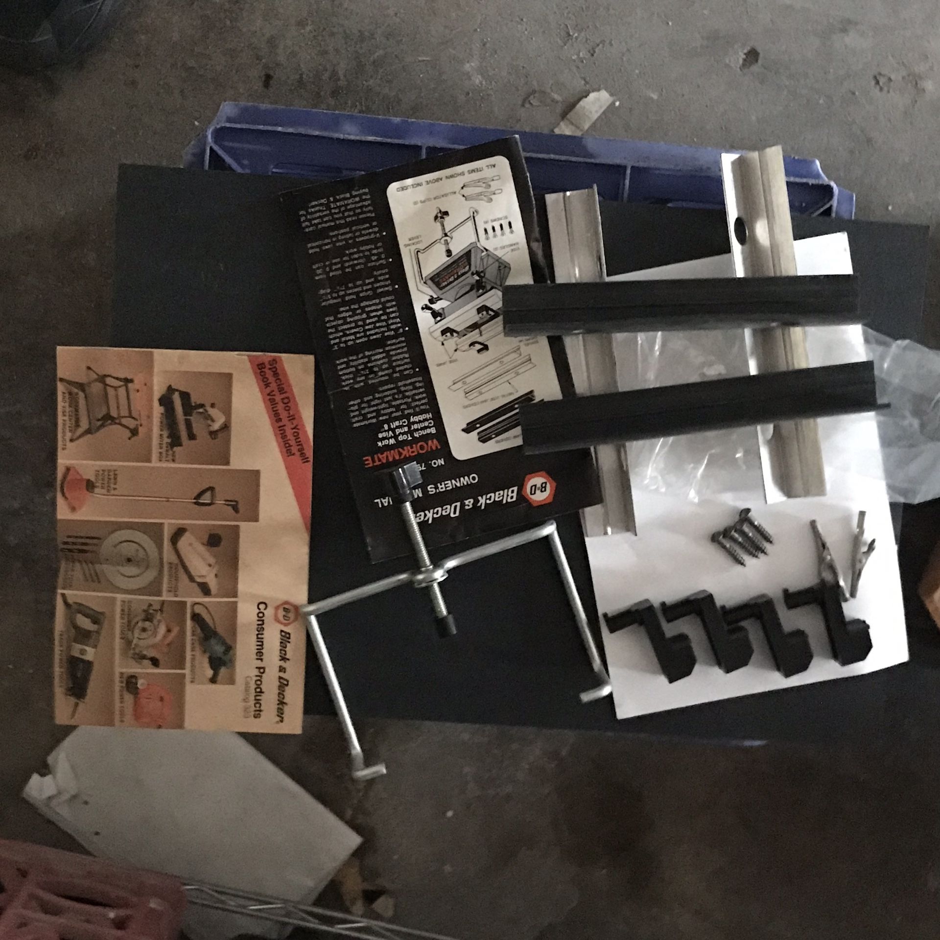Black and Decker Workmate 8” work center and vice hobbycraft.