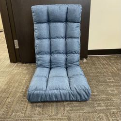 Lazy Reclining Floor Gaming Chair, Office Chair Ergonomic Folding Sofa Chair