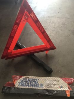 Auto Emergency Warning sign