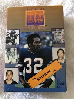 OJ Simpson Deck of Cards sealed