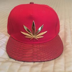 Red Leather Hat