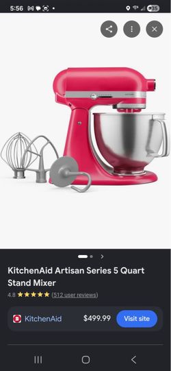 KitchenAid Artisan Series 5 Quart Stand Mixer