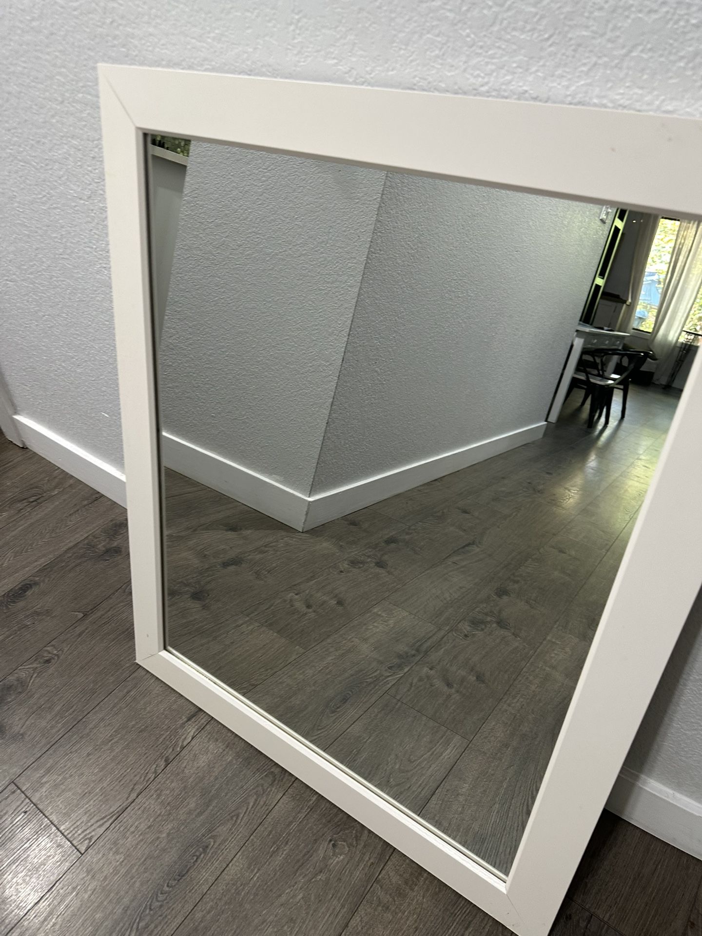 VANITY project Mirror White Wood Frame 32X 26