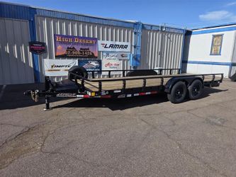 2026 Horizon 7x20 Heavy Duty Utility Trailer 14k GVWR slide in ramps