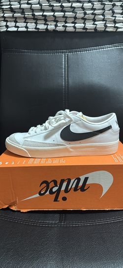 Nike Blazer Low ’77 Vintage – White/Black – Men’s Size 10 – Brand New With Box