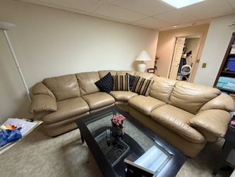 Natuzzi Leather Couch