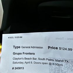 2 Geupo Frontera Tickets