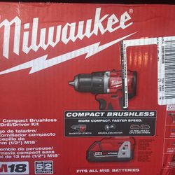 Milwaukee M18 Compact Brushless 1/2 Drill/Drive Kit
