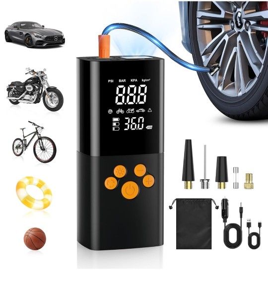 Tire Inflator Portable Air Compressor.