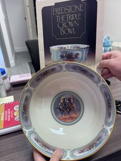 Fred Stone triple crown bowl