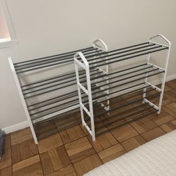 2x Shoe Racks