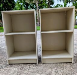 Two Shelving Units