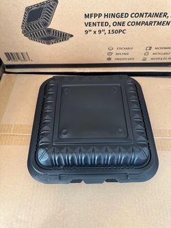 Clamshell containers for food vendors restaurant etc