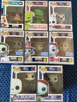 Nightmare before Christmas Funko pop bundle