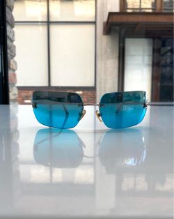 RARE Chanel Turquoise Blue Sunglasses