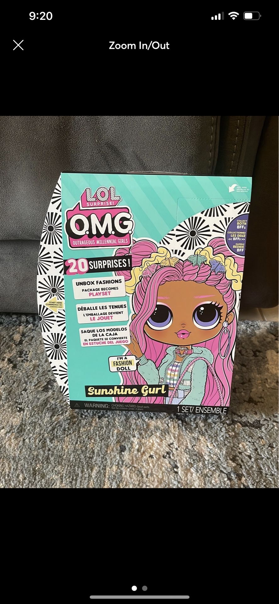 LOL Surprise Sunshine Gurl with 20 Surprises Fashion Doll